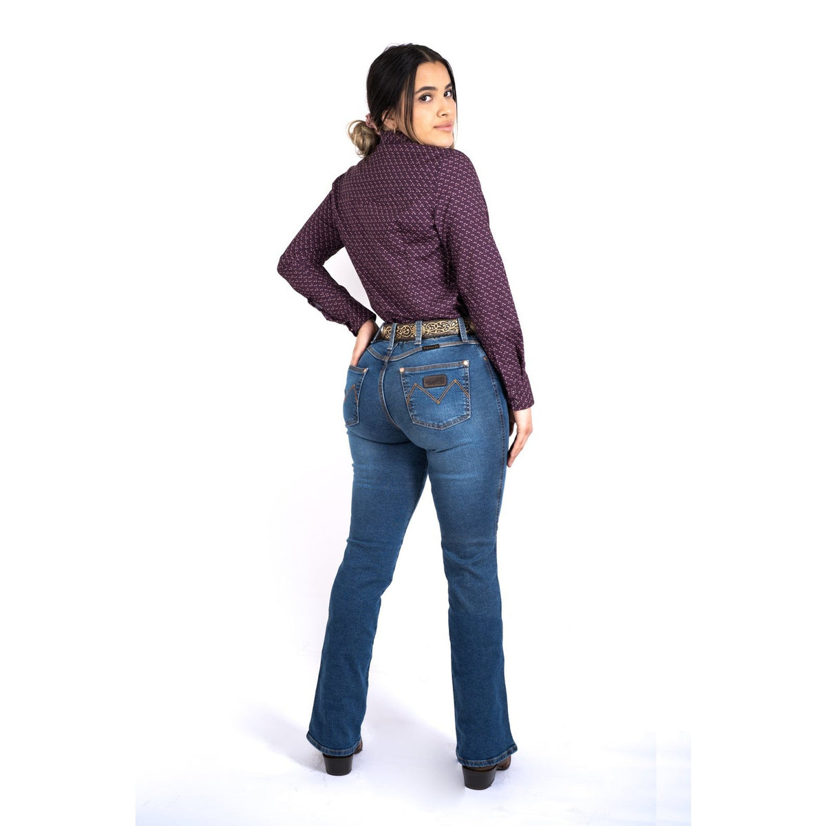 LV Pantalon Dama Vaquero Mezclilla Azul Claro – El Mundo De Charros