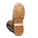 Bota de Trabajo 100% Piel Tubo Alto Suela Rayada Para Dama