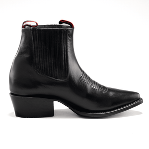 100C Botin Vaquero Punta J Camaleon Negro