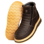 Hammer 6" Botas de Trabajo Doble Zipper Suela Ligera Doble Densidad , 100% Piel Habana