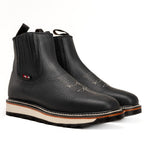 Botin de Trabajo 100% Piel Suela Doble Cuadrado