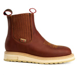 Botin de Trabajo 100% Piel Suela Doble Cuadrado
