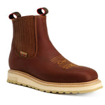 Botin de Trabajo 100% Piel Suela Doble Cuadrado