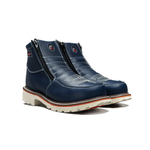 Western Flex 6" Botas de Trabajo Doble Zipper Suela Ligera Doble Densidad , 100% Piel
