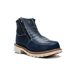Western Flex 6" Botas de Trabajo Doble Zipper Suela Ligera Doble Densidad , 100% Piel
