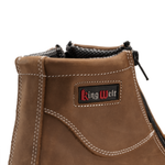 Western Flex 6" Botas de Trabajo Doble Zipper Suela Ligera Doble Densidad , 100% Piel
