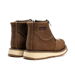 Western Flex 6" Botas de Trabajo Doble Zipper Suela Ligera Doble Densidad , 100% Piel