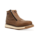 Western Flex 6" Botas de Trabajo Doble Zipper Suela Ligera Doble Densidad , 100% Piel