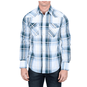 Camisa vaquera blanca hombre shop