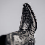Bota Vaquera Rodeo Punta Snip Piel de Caiman Original Exotico