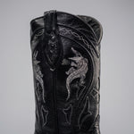 Bota Vaquera Rodeo Punta Snip Piel de Caiman Original Exotico