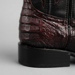 Bota Vaquera Rodeo Punta Snip Piel de Caiman Original Exotico