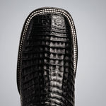 Bota Vaquera Rodeo Punta Cuadrada Piel de Caiman Original