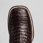 Bota Vaquera Rodeo Punta Cuadrada Piel de Caiman Original