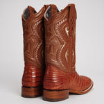Bota Vaquera Rodeo Punta Cuadrada Piel de Caiman Original