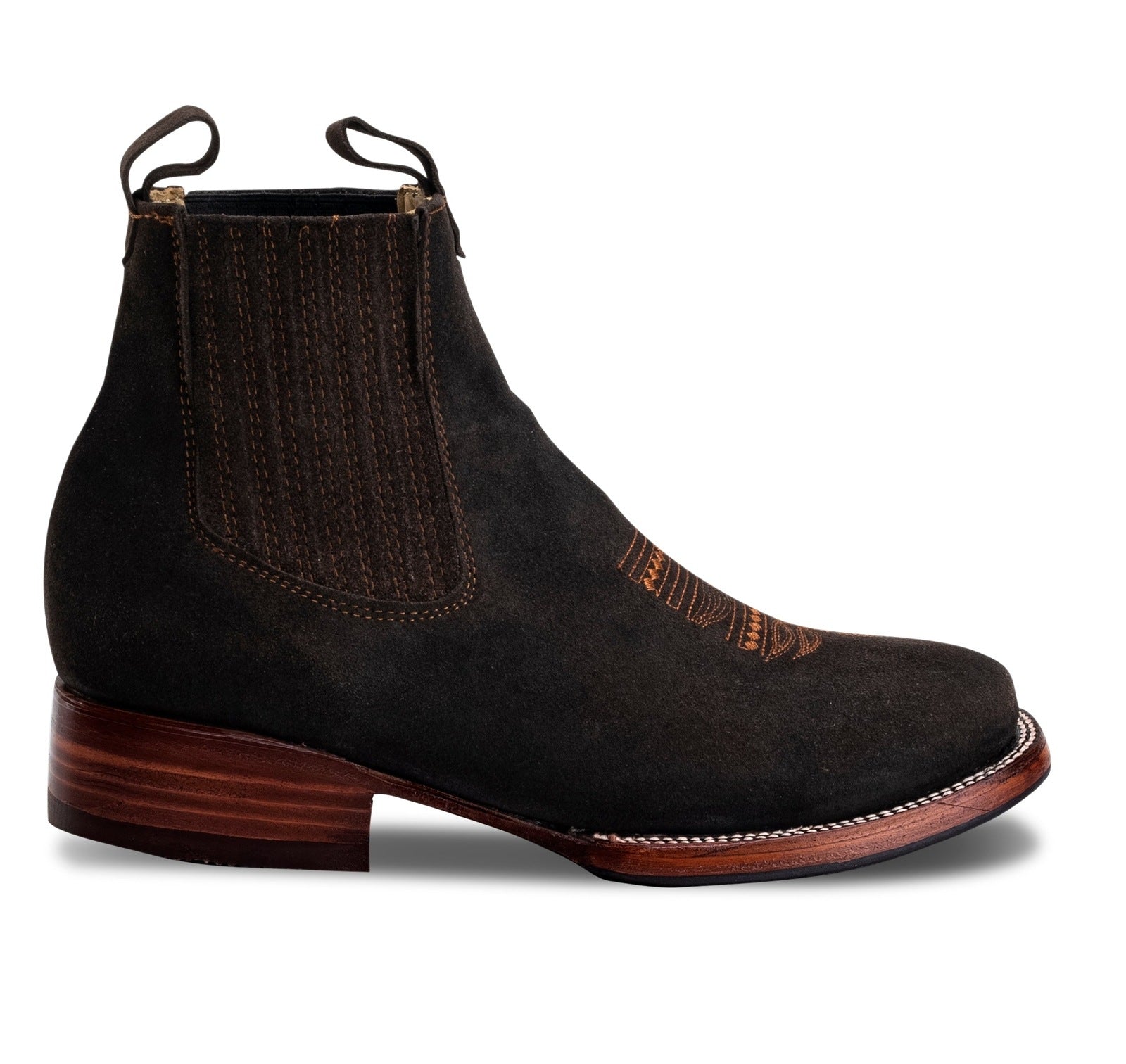 723 Botin Rodeo Nobuck Chocolate