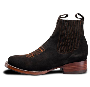 723 Botin Rodeo Nobuck Chocolate