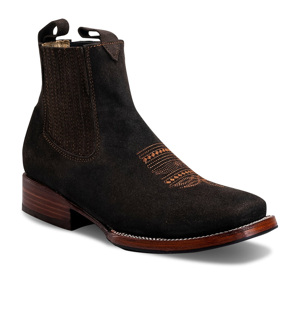 723 Botin Rodeo Nobuck Chocolate