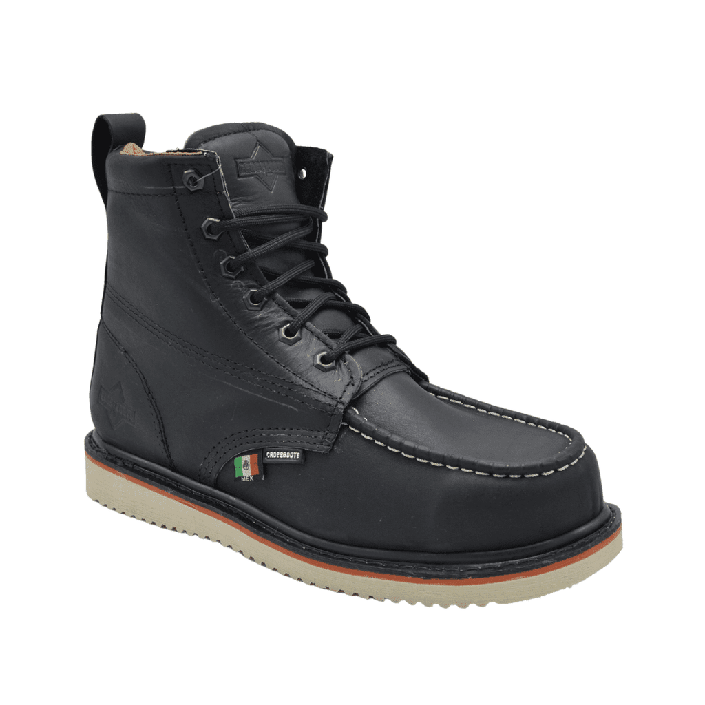 520 CrossTraction Botas de Trabajo Punta Redonda Negro