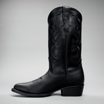 Bota Vaquera Clasica Punta J Grasso Negro