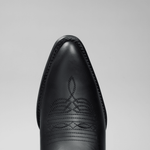 Bota Vaquera Clasica Punta J Grasso Negro