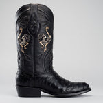Bota Vaquera Rodeo Punta J Piel de Avestruz Original Exotico