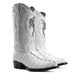 Bota Rodeo Piel Premium Con Corte Caiman Clon