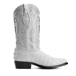 Bota Rodeo Piel Premium Con Corte Caiman Clon