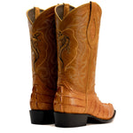 Bota Rodeo Piel Premium Con Corte Caiman Clon