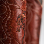 Bota Rodeo Piel Premium Con Corte Caiman Clon