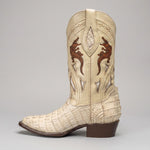 Bota Vaquera Rodeo Punta J Piel de Caiman Original Exotico