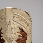 Bota Vaquera Rodeo Punta J Piel de Caiman Original Exotico