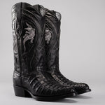 Bota Vaquera Rodeo Punta J Piel de Caiman Original