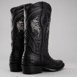 Bota Vaquera Rodeo Punta J Piel de Caiman Original