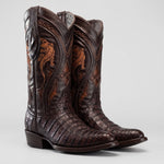Bota Vaquera Rodeo Punta J Piel de Caiman Original
