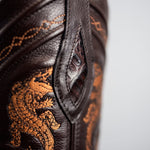 Bota Vaquera Rodeo Punta J Piel de Caiman Original Exotico