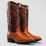 Bota Vaquera Rodeo Punta J Piel de Caiman Original