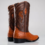 Bota Vaquera Rodeo Punta J Piel de Caiman Original