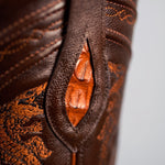 Bota Vaquera Rodeo Punta J Piel de Caiman Original