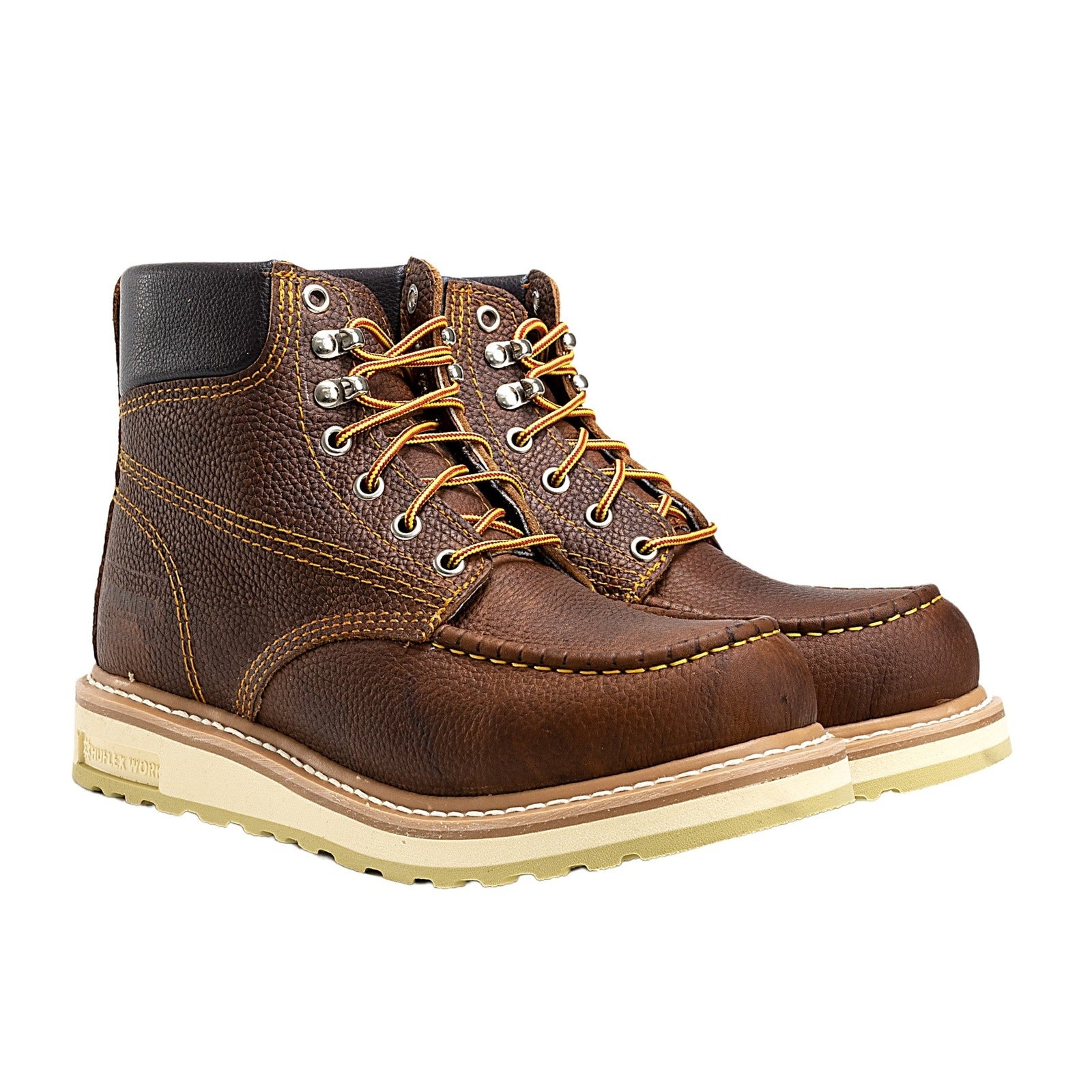 Hammer 6" Botas de Trabajo Doble Densidad Piel