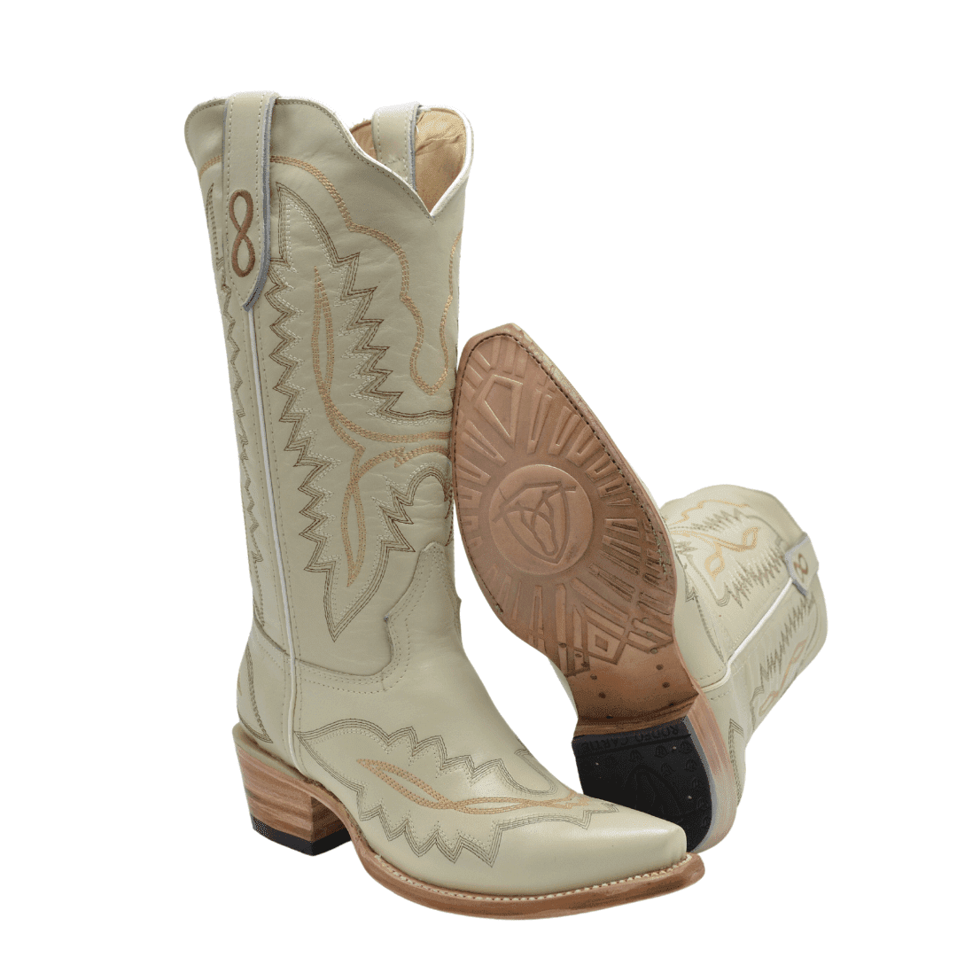 JB15 01 Brown Boots Flowers Botas de Rodeo para Mujer Joe Boots El Mundo De Charros