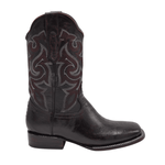 BD530 Bota de Rodeo Black Cherry Pata de Avestruz