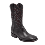 BD530 Bota de Rodeo Black Cherry Pata de Avestruz