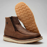 Botin Casual 6" Piton Imitacion de Piel Rodeo Cartie