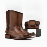 Combo Bota Rodeo Piel Premium Dubai