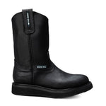 Bota de Trabajo 100% Piel Tubo Alto Suela Rayada