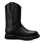 Bota de Trabajo 100% Piel Tubo Alto Suela Rayada