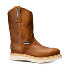 Bota de Trabajo 100% Piel Tubo Alto Suela Rayada