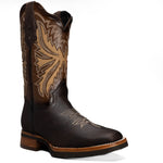 Bota Rodeo Clasica Punta Cuadrada Piel Premium