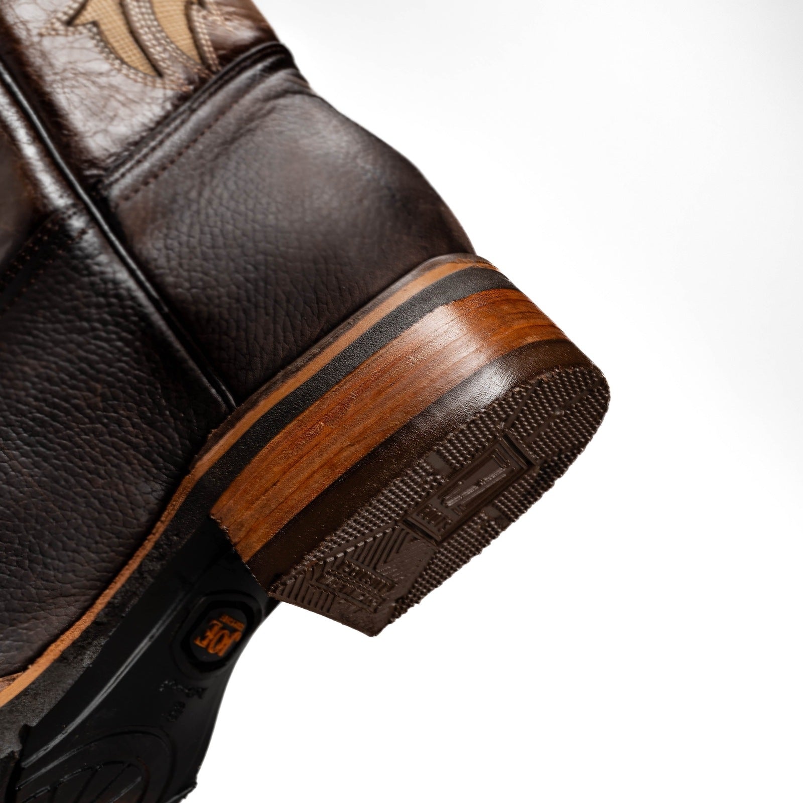 Bota Rodeo Clasica Punta Cuadrada Piel Premium